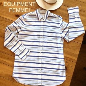 EQUIPMENT FEMME GORGEOUS COTTON SHIRT EXCELL COND